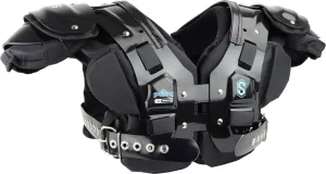 Sports Unlimited Adult Football Shoulder Pads, Mens Shoulder Pads for Football (Stealth/Xcalibur)