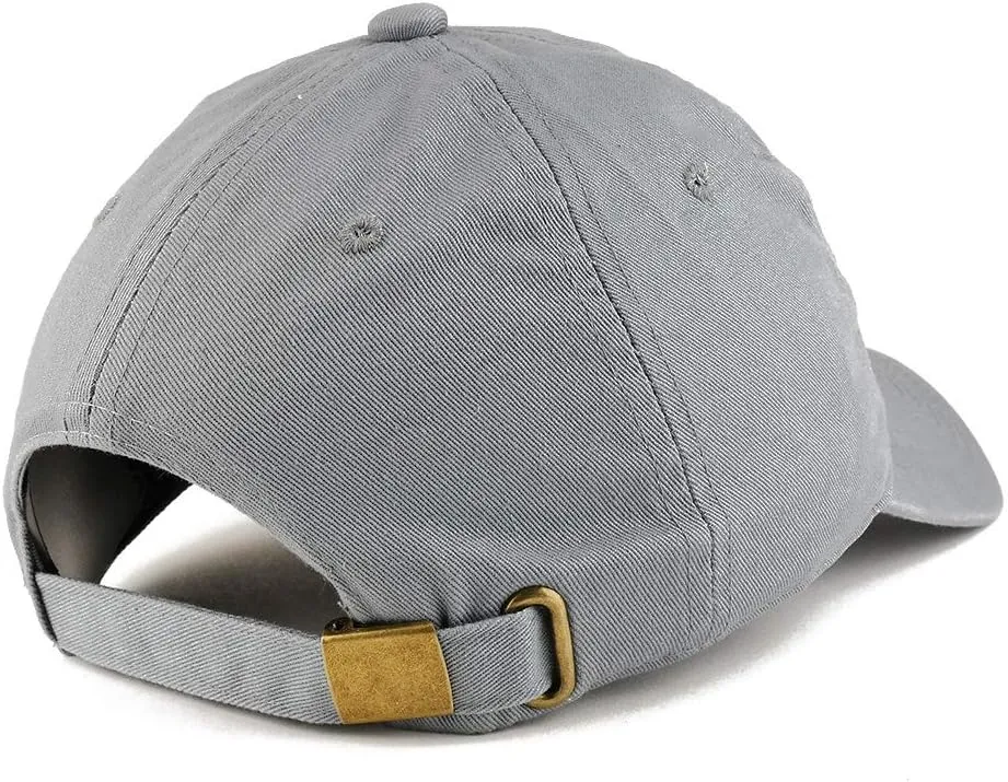 Trendy Apparel Shop Pops Embroidered Solid Adjustable Unstructured Dad Hat