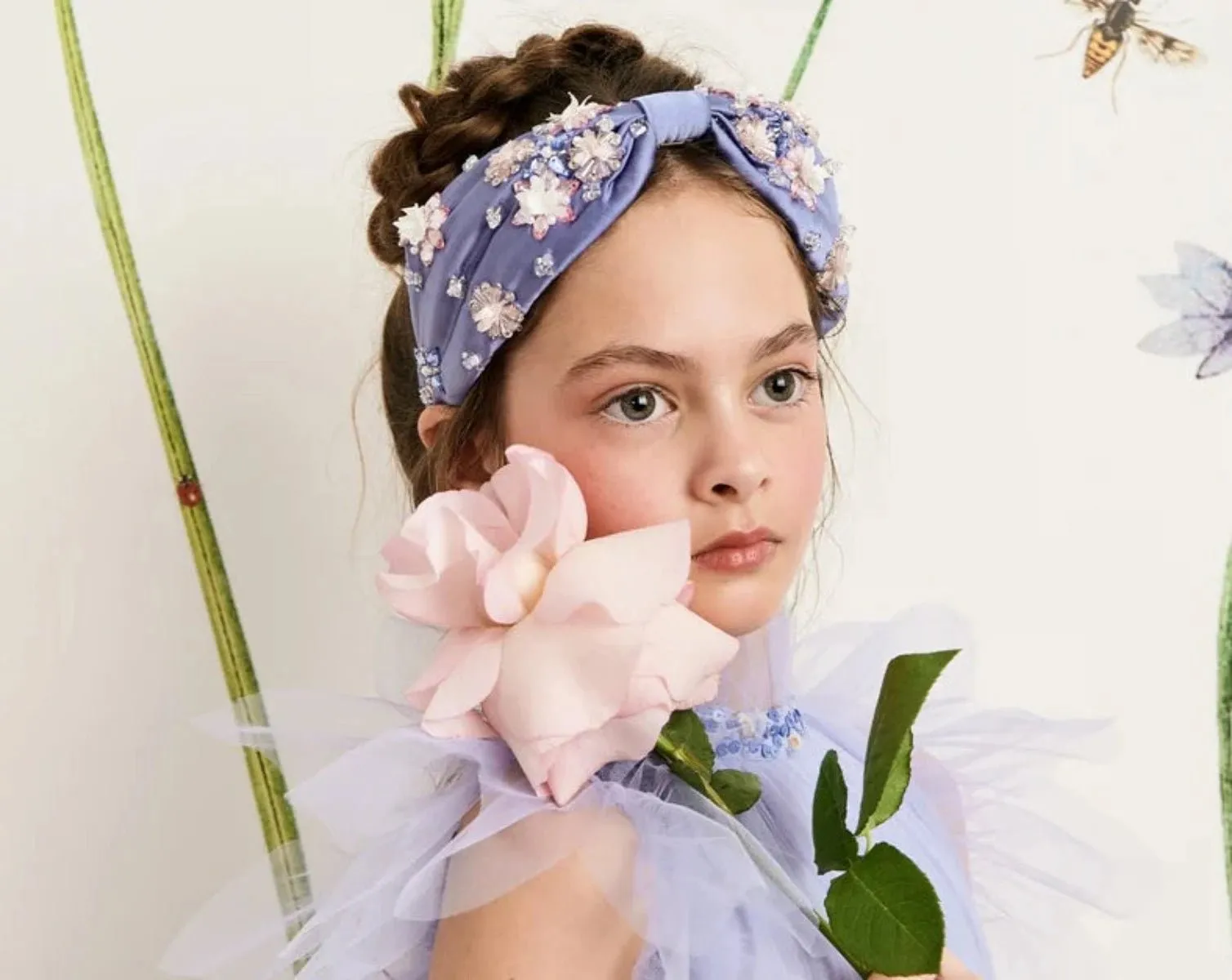 Tutu Du Monde Antoinette Headband - Plume Blue