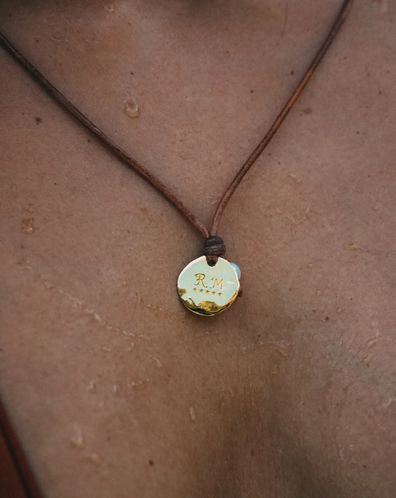 Wave Side Pearl (Gold)