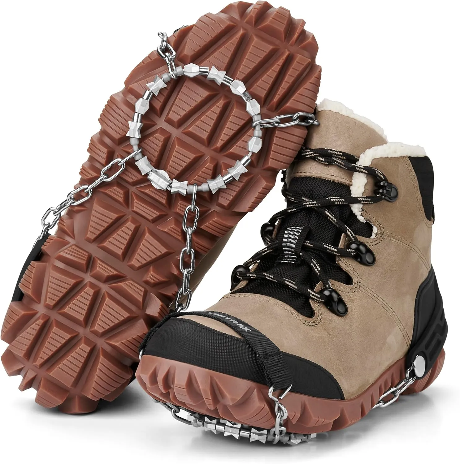 Yaktrax Diamond Go All Surface Traction Cleats for Walking on Ice and Snow