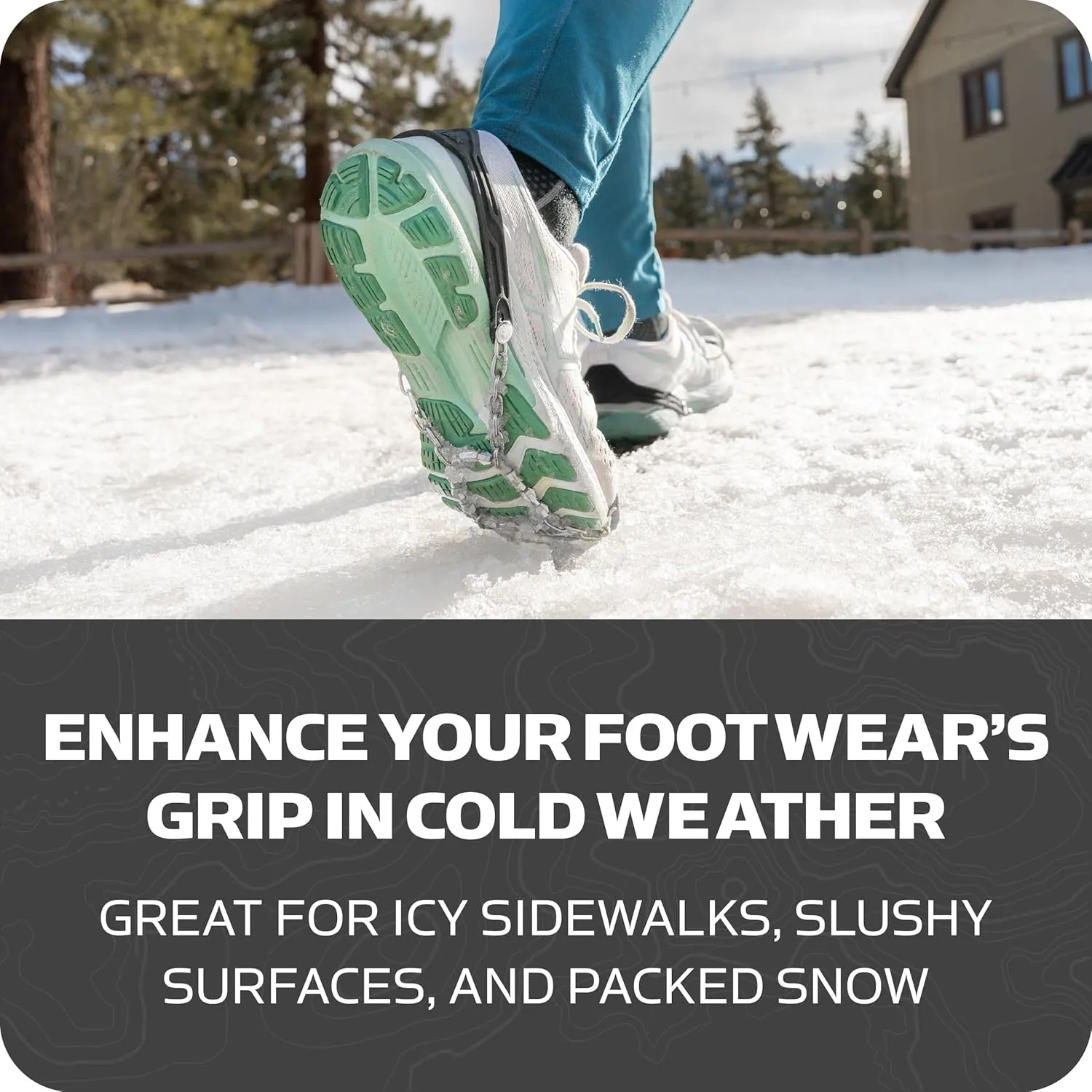 Yaktrax Diamond Go All Surface Traction Cleats for Walking on Ice and Snow
