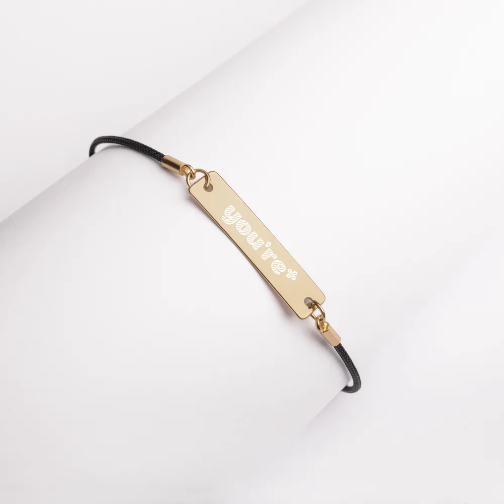 You're* Engraved Bracelet