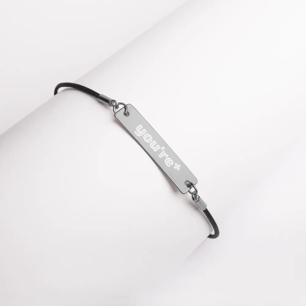 You're* Engraved Bracelet